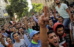 اعتراض مصریها در سالروز آزادی سینا +ويدئو