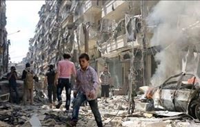 بالفيديو : ارتفاع عدد الشهداء جراء قصف احياء في حلب