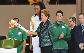 مشعل المپیک، برزیل را روشن کرد!