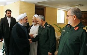الرئيس روحاني يشيد ببطولات اللواء قاسم سليماني