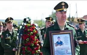 کشته شدن یک سرباز روس درحمص