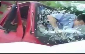فيديو... مشهد سينمائي في حادث تصادم بالصين