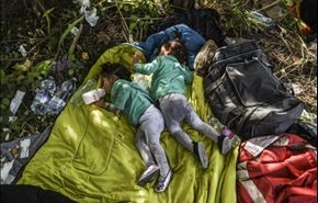 کودکان آوارۀ سوری کجا می خوابند؟+تصاویر