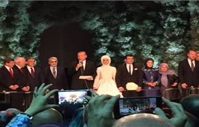 توصیۀ اردوغان به دختر تازه عروسش +فیلم