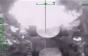 فیلم حمله سو 34 روسیه به تاسیسات نفتی داعش