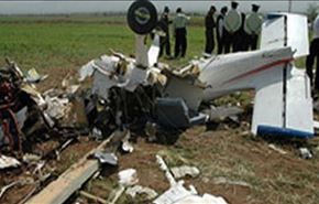 سقوط هواپیمای آموزشی در اردستان