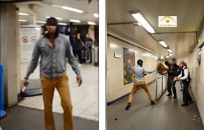 حملۀ یک داعشی به مسافران متروی لندن!