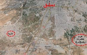 پیشروی ارتش سوریه در شهر داریا