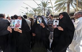 ذوو ضحايا سبايكر يتظاهرون وسط بغداد للمطالبة بمعرفة مصير ابنائهم
