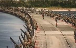 سرعت ارتش ‫‏روسیه‬ در ساخت یک پل!