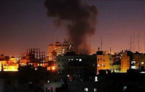جنگنده‌های صهیونیستی غزه را بمباران کردند +عکس