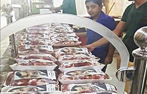 اهدای گوشت قربانی در اردن، نذر"شهید صدام"!! +عکس