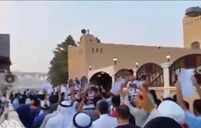 نخستین ویدیو از محاصرۀ تحصن کنندگان بحرینی