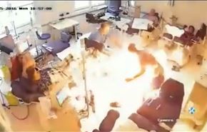 ویدیو: آتش زدن یک بیمار روی تخت بیمارستان!