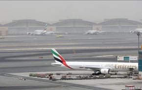 مختل شدن تردد هواپیماها در فرودگاه دبی