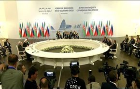 إيران وروسيا وأذربيجان توقعان على بيان مشترك+فيديو
