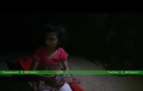 بالفيديو/ أخيرا .. اخراج الطفلة غنى قويدر من بلدة مضايا