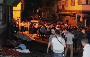 عشرات القتلى والجرحى في تفجير بغازي عنتاب التركية