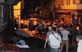 بالفيديو؛ لحظة التفجير الارهابي في غازي عنتاب التركية