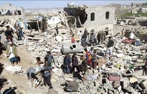 حملات گستردۀ جنگندهای سعودی به خانه‌ها در یمن