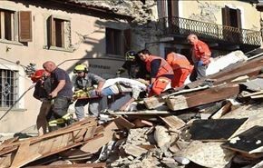فیلم دیده نشده از زلزله ایتالیا