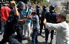حملۀ پلیس مغرب به نابینایان مقابل ویلای نخست وزیر!