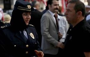 عکس‌های تاریخی نخستین زن باحجاب پلیس در ترکیه