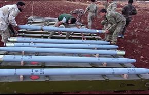 مخالفان اسد به موشک‌های گراد مجهز شدند (ویدیو)