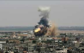 ویدیویی از لحظۀ حملۀ "اسرائیل" به نوار غزه