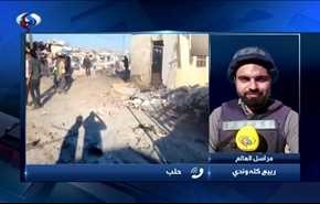فيديو//تفاصيل تقدم الجيش في بستان الباشا وتفجير معبر اطمة