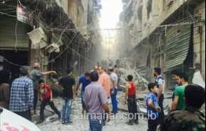 عکس‌هایی از حملۀ جدید تروریستها به حلب