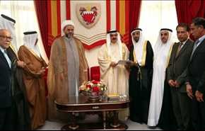 دیدار پادشاه حرمت‌شکن بحرین با هیأت‌های عزاداری محرم!