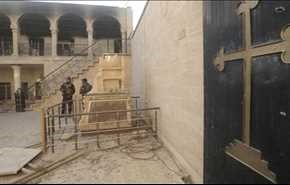 ویرانی‌های به‌جا مانده از داعش در کلیسای عراقی +عکس
