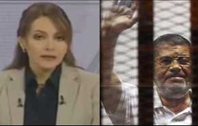 گاف سنگین گویندۀ خبر مصری دربارۀ محمد مرسی (ویدیو)