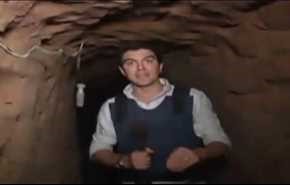 ویدیویی از داخل تونل ویژه داعشی‌ها در موصل