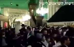 رقص و موسیقی صهیونیست‌ها کنار مرقد ابراهیم خلیل الله (ویدیو)