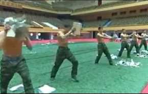 تمرین‌های باورنکردنی ارتش کرۀ شمالی که مانند آن را ندیده‌اید! (ویدیو)