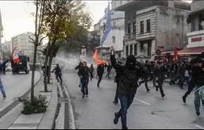 درگیری پلیس با معترضان در استانبول +ویدیو