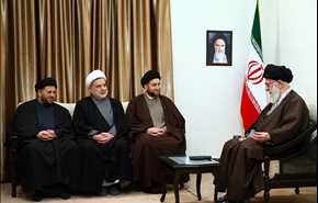 قائد الثورة الاسلامیة یستقبل رئیس المجلس الأعلی الإسلامی العراقی