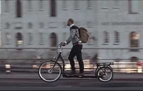 دوچرخه ای برای پیاده روی؛ دو نشان با یک تیر+ویدیو