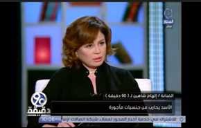 شاهد...الهام شاهين تكشف عن سر دفاعها عن الرئيس بشار الأسد