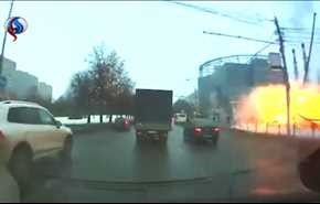 ویدیو لحظه انفجار در مترو مسکو