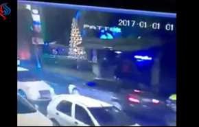 ویدیو ... لحظۀ فرار عامل حمله به باشگاه شبانۀ استانبول