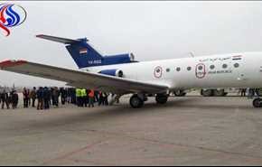 فرود اولین هواپیمای غیرنظامی در فرودگاه حلب