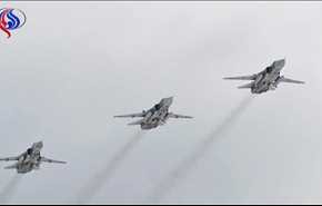 حمله هوایی به مواضع داعش در دیرالزور