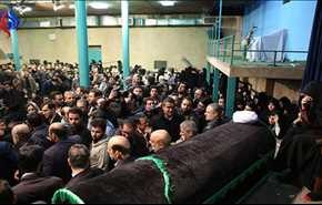 بدء مراسم وداع جثمان آية الله هاشمي رفسنجاني في حسينية جماران