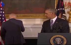 اوباما اشک معاون خود را درآورد