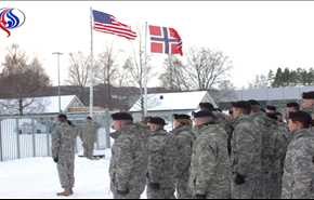 آمریکا در نروژ نیرو پیاده کرد