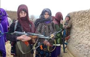 النساء الافغانيات يحملن السلاح في ولاية جوزجان