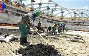 مرگ یک انگلیسی هنگام ساخت استادیوم در قطر